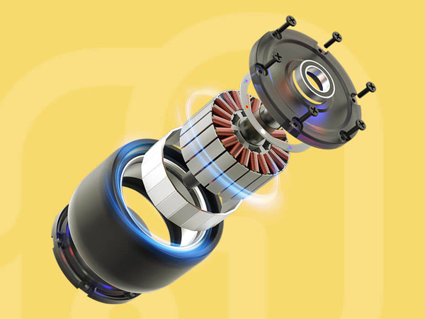 50W brushless motor, Compact body, powerful torque